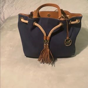 Authentic MK Authentic tweed handle bag